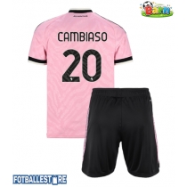 Juventus Andrea Cambiaso #20 Bortedraktsett Barn 2026-27 Kortermet (+ Korte bukser)